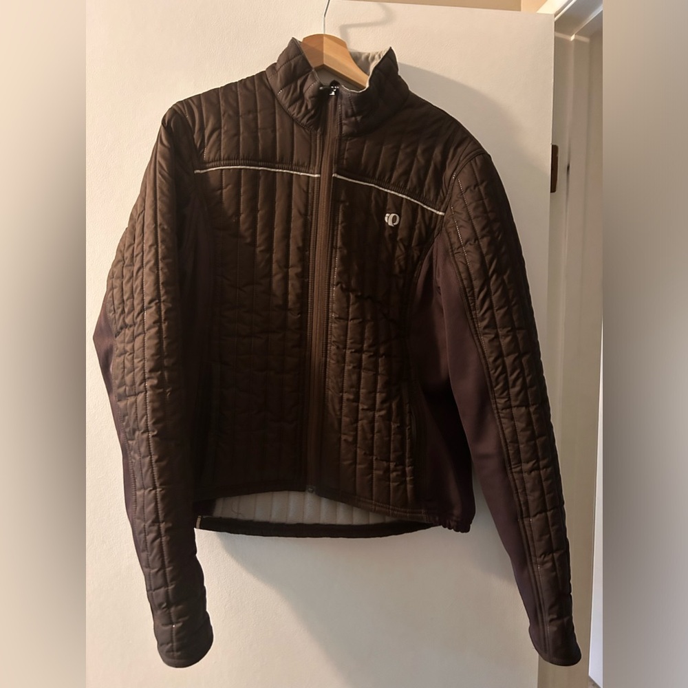Pearl Izumi cycling brown jacket